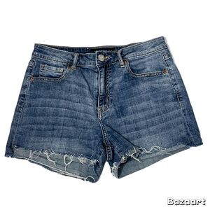 Aeropostale High Waisted Shorty Cut Off Distressed Shorts Size 6